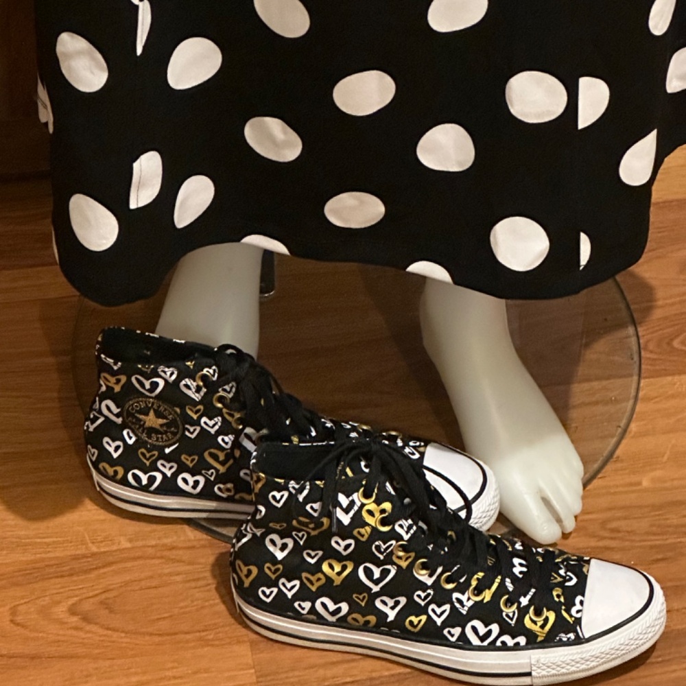 Messini Women’s Polka Dot Flared Skirt - Picture 4 of 7